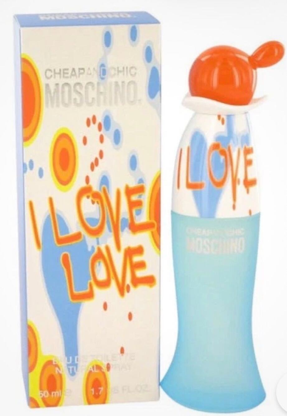 Moschino I Love Love (Colorful box, 1.7 oz 50 ml EDT)